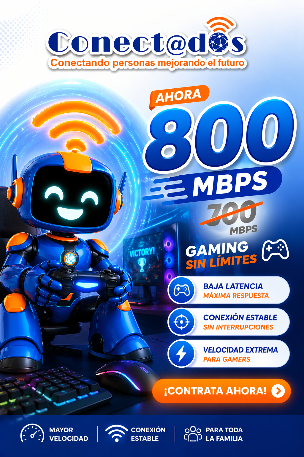 Plan Max 800 Megas